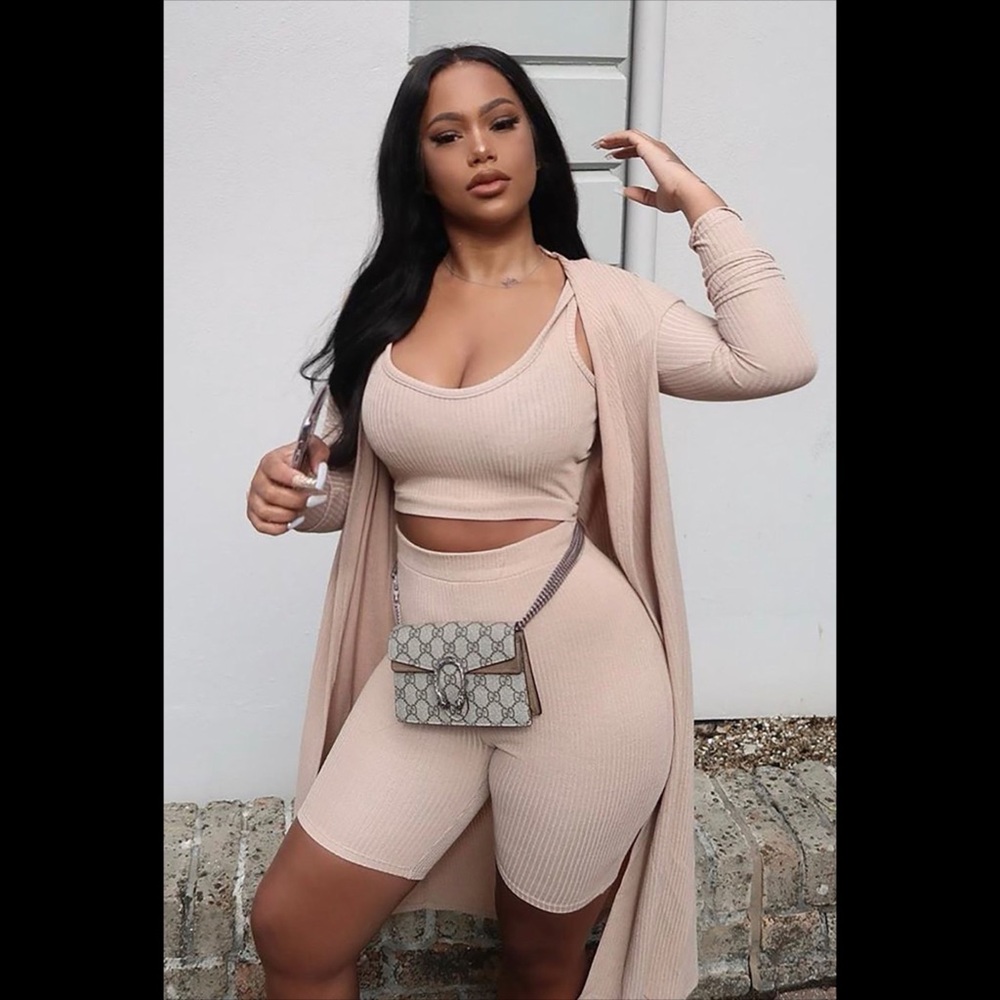 Biker Short Matching Set